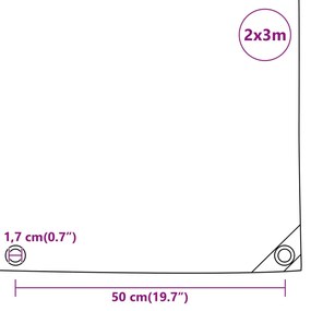 ΜΟΥΣΑΜΑΣ ΑΝΘΡΑΚΙ 600 ΓΡ./Μ.² 2X3 Μ. 156082