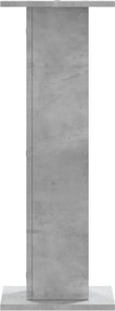 vidaXL Βάσεις Φυτών 2 τεμ. Γκρι Σκυρ. 30x30x80 εκ. Επεξεργασμένο Ξύλο