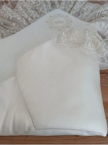 Stewehome Κουβέρτα αγκαλιάς για νεογέννητα από βαμβάκι Λευκό