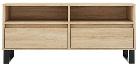 vidaXL Έπιπλο Τηλεόρασης Sonoma Δρυς 100 x 34,5 x 44,5 εκ. Επεξ. Ξύλο