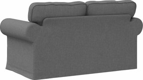 vidaXL Καναπές Σκούρο Γκρι 155 x 82 x 80 εκ ύφασμα