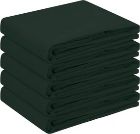 vidaXL Ύφασμα Τραπέζης 5 τμχ. Σκούρο Πράσινο 110 x 180 εκ Πολυεστέρας