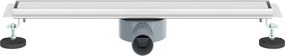 vidaXL Σιφόνι ντους 2-σε-1 με 360° σιφόνι Ασημί 60 cm