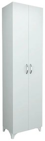 Ντουλάπα - Παπουτσοθήκη Lilly Megapap χρώμα λευκό 49x32x178εκ.