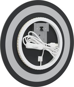 vidaXL Καθρέφτης Μπάνιου LED Στρογγυλός 30 εκ.