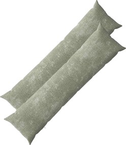 vidaXL Κάλυμμα Μαξιλαριού 2 τμχ. HEERLEN Πράσινο 40 x 145 cm