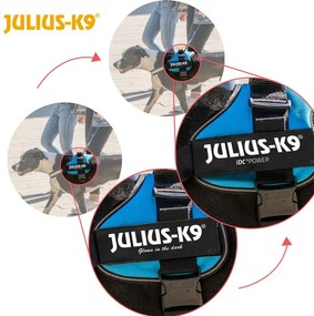 Λουρί Σκύλου Julius K9 Power Κόκκινο S