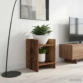 vidaXL Βάση φυτών Παλιό ξύλο 30 x 30 x 40 cm