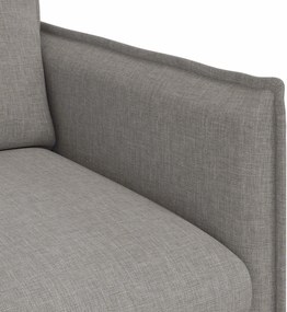 vidaXL Καναπές Taupe 196 x 82 x 85 εκ ύφασμα