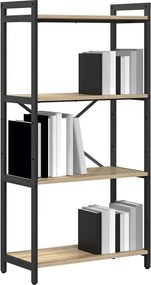 vidaXL Ράφι Βιβλίων Δρύς Sonoma 60 x 30 x 120 εκ Επεξεργασμένο ξύλο