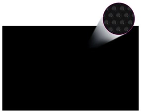 vidaXL Κάλυμμα Πισίνας Μαύρο 260 x 160 εκ. από Πολυαιθυλένιο