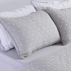 Ζεύγος Μαξιλαροθήκες Καπιτονέ (52x72) Nef-Nef Homeware Surreal Grey