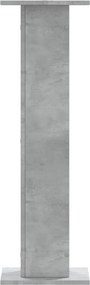 vidaXL Βάσεις Φυτών 2 τεμ. Γκρι Σκυρ. 30x30x95 εκ. Επεξεργασμένο Ξύλο