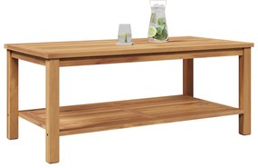 vidaXL Τραπεζάκι σαλονιού Καφέ 110 x 55 x 45 cm Μασίφ ξύλο teak