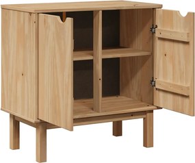 vidaXL Ντουλάπι Διαδρόμου OTTA 75x40x75 εκ. από Μασίφ Ξύλο Πεύκου