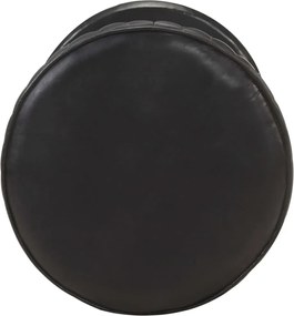 vidaXL Σκαμπό Μπαρ Μαύρο από Γνήσιο Δέρμα