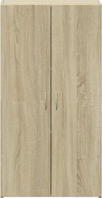 vidaXL Αρχειοθήκη Sonoma Δρυς 60x32x115 εκ. από Επεξεργασμένο Ξύλο