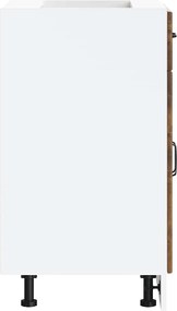 vidaXL ντουλάπι βάσης κουζίνας Kalmar Καπνιστή δρυς Επεξεργασμένο Ξύλο