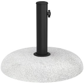 vidaXL Βάση Παράσολου για Στήλους 37/42/52/58mm Ανοιχτό Γκρι Σκυρόδεμα 20 kg