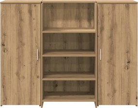 vidaXL Γραφείο υποδοχής 135x50x103,5 εκ. Επεξεργασμένο Ξύλο
