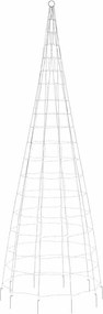 vidaXL Χριστουγεννιάτικο δέντρο LED 550 LED Πολύχρωμα LED 300 εκ.