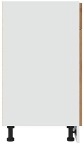 vidaXL Έπιπλο Με Συρτάρι Lyon Αρτισιανή Δρυς 50x46x81,5εκ.