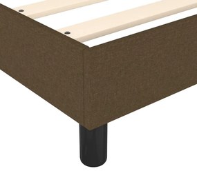 Πλαίσιο Κρεβατιού Boxspring Σκούρο Καφέ 120x200 εκ. Υφασμάτινο - Καφέ