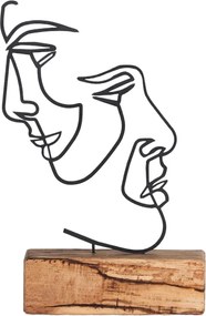 Διακοσμητικό Χώρου Μαύρο M 17x38x3,5