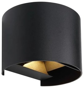 Απλίκα Φωτιστικό Τοίχου Σποτ LED 3W IP54 Veronika 34168RB Globo Lighting-34168RB-Μαύρο 34168RB