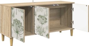 vidaXL Ντουλάπι TV GOTHA 102 x 33 x 50 εκ. Sonoma Επεξεργασμένο Ξύλο