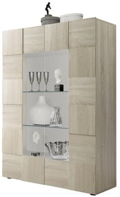Έπιπλο Τηλεόρασης Ανθρακί Οξειδωμένο 121x43x57