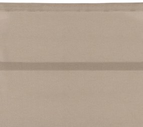 vidaXL Ξαπλώστρα Κρεμ από Textilene και Αλουμίνιο