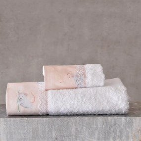 Πετσέτες Βρεφικές Jerom (Σετ 2τμχ) Somon Ρυθμός Towels Set 70x140cm 100% Βαμβάκι