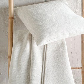 Ριχτάρι Bosphore Ecru Ρυθμός Πολυθρόνα 160x180cm Βαμβάκι-Πολυέστερ