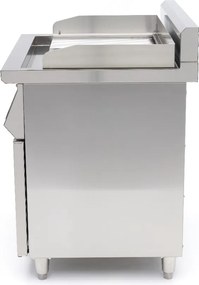 Induction Griddle 700 - Smooth and Grooved - 10000W - Double - with Stand