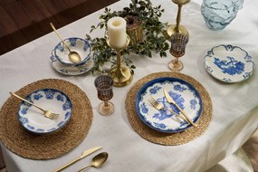Dinner Set (24 Pieces) Bluecourt White
Blue