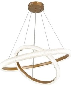 Κρεμαστό Φωτιστικό Οροφής LED 60W IP20 3CCT Χρυσό 6102-Golden Inlight-6102-Golden-Χρυσό 6102-Golden