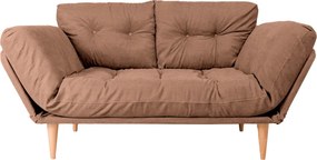 3-Seat Sofa-Bed Nina Daybed - Light Brown GR102 Light Brown