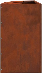 vidaXL Γωνιακό Ροδόδεντρο Σκ rusty 30 x 30 x 50 cm