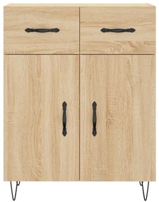 vidaXL Ντουλάπι Sonoma Δρυς 69,5 x 34 x 90 εκ. από Επεξεργασμένο Ξύλο