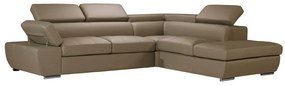 CASABLANCA ΓΩΝ.ΚΑΝ. ΜΕ ΑΠΟΘ/ΚΟ ΧΩΡΟ 295x247x100Ycm PVC TAUPE ΔΕΞΙΟΣ 71-0248