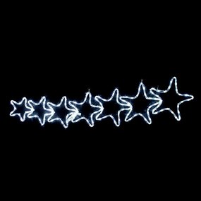 Φωτοσωλήνας με σχέδιο Seven stars LED-Cool White (10) τεμάχια