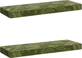 vidaXL Μαξιλάρια Πάγκου 2 Τεμαχίων VUGHT 2 pcs 100% Πολυεστέρας