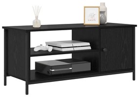 vidaXL Ντουλάπι TV Μαύρη δρυς 100 x 40 x 45 cm Επεξεργασμένο ξύλο