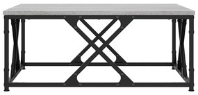vidaXL Τραπεζάκι Σαλονιού Γκρι Sonoma 70x70x30 εκ. Επεξεργασμένο Ξύλο