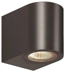 Σποτ Φωτιστικό Τοίχου DOWN Πλαστικό IP54 GU10 8X7X9.5εκ Eurolamp 145-82061 Μαύρο