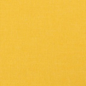 vidaXL Υποπόδιο Μουσταρδί 45 x 29,5 x 35 εκ. Υφασμάτινο
