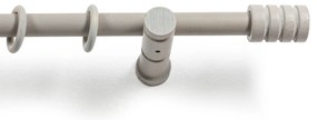 Κουρτινόξυλο Φ28mm Μονό 160cm Με Άκρα Grace Rome Grey 62165