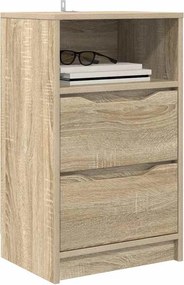vidaXL Κομοδίνα 2 pcs Δρύς Sonoma 40 x 30 x 467 εκ Επεξεργασμένο ξύλο