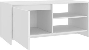 vidaXL Τραπεζάκι Σαλονιού Λευκό 102x50x45 εκ. από Επεξεργασμένο Ξύλο